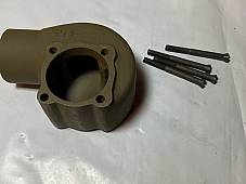 Harley WLA WLC UA Oil Bath Air Cleaner Carb Snoot Connection #1406-41M w/ Screws