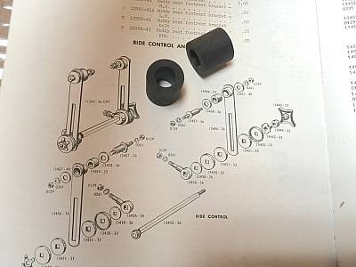 Harley Knucklehead Ride Control Bushings 19331945 UL WL WLA 1345433