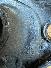 Harley 45742-55 Complete Hummer 1955-59 Fork Top Tree Plate Original Plate