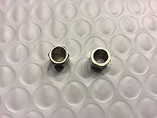 Harley JD VL Nickel Plated Throttle & Spark Coil Cable Nuts 1909-30 OEM 3343-09