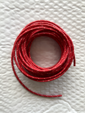 Harley Cloth Covered Red 16 ga Wiring Wire 25 Ft. Knucklehead Panhead