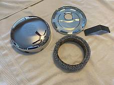 Harley 7” J-Slot Air Cleaner Kit Knucklehead Panhead UL W/ H-D Logo #1401-38C