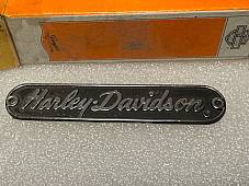 Harley NOS 99193-86 Name Plate Tour Pack Fairing Side Car EVO Sportster FX