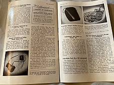 Harley Enthusiast Sept 1951 Model Intro For 1952 Models Panhead WL Servi Hummer