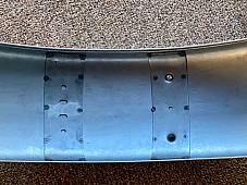 Harley 3702-40M WLC UA ELA ELC Servicar Military Front Fender Resto Correct