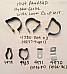 Harley 1949 HydraGlide Panhead Main Wire Loom Clip & Clamp Kit 473030A 9977