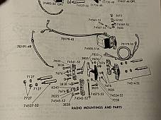 Harley 70170-52A Police Radio Generator To Regulator Shielded Cable 1952-57