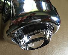 Harley Guide DH-49 Bullet Lamps Fish Eye Replaces OEM 68552-58A W/ Clear Lenses