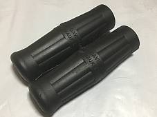 Harley JD VL RL Black Handle Bar Grips Canvas 1909-34 OEM# 3310-09 W/ HD Logo