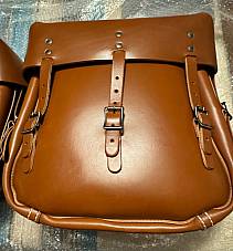 Harley 11786-X WLA WLC Smooth Grain Saddlebags  1942-1952 European