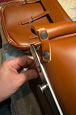 Harley 11786-X WLA WLC Smooth Grain Saddlebags  1942-1952 European