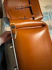 Harley 11786-X WLA WLC Smooth Grain Saddlebags  1942-1952 European