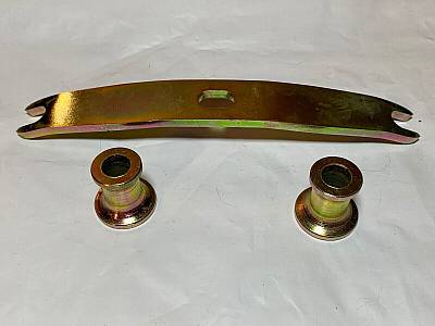 Harley WLA WLC Early WWII Top Motor Mount Bracket, Spacers Yellow Zinc 280640M