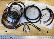 Harley Electra-Glide Wire Wiring Harness Kit 1967-68 W/ Battery & Starter Cables