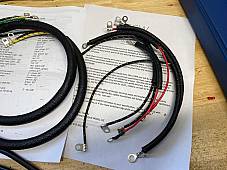 Harley Electra-Glide Wire Wiring Harness Kit 1967-68 W/ Battery & Starter Cables