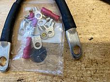 Harley Electra-Glide Wire Wiring Harness Kit 1967-68 W/ Battery & Starter Cables