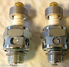 Champion 18mm Air-Cooled Spark Plugs #3 Harley Knucklehead UL With Umbrella Fins