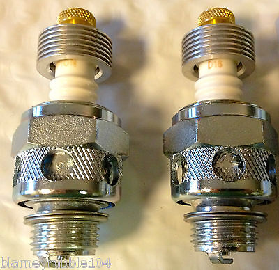 Champion 18mm AirCooled Spark Plugs #3 Harley Knucklehead UL With Umbrella Fins