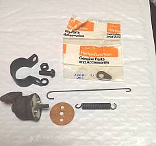 Harley Hummer Deluxe Brake Light Switch Kit 1948-1962 W/ Spring Clip & Mount