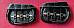 Harley Knucklehead Panhead UL WL King Size Saddlebags White Piping 1178548 Euro