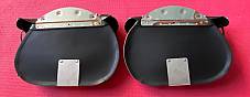 Harley Knucklehead Panhead UL WL King Size Saddlebags White Piping 11785-48 Euro