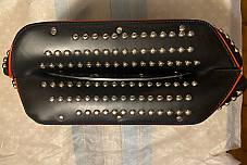 Harley Knucklehead Panhead UL WL King Size Saddlebags White Piping 11785-48 Euro