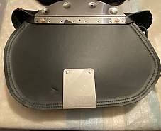 Harley Knucklehead Panhead UL WL King Size Saddlebags White Piping 11785-48 Euro