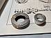 Harley 4120155 KModel Sportster Rear Wheel Bearing Lock Nut Kit 195578  USA