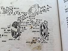 Harley Springer Upper Lower Deluxe Horn Headlamp Bracket Kit 46-48 Knucklehead