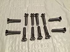 Harley 2341 Knucklehead Panhead Shovel Cam Timing Cover Screws 1936-69 Chrome