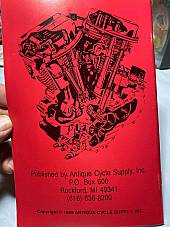 Harley Riders Handbook Owners Manual 1958-1964 Duo-Glide Panhead EL FL Reprint