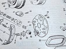 Harley LE CLE Side Car Sidecar Wheel Cylinder Mount Kit 1958-84 # 41742-58 USA