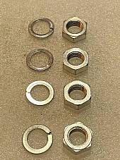 Harley 0136 7831 Knucklehead Rocker Shaft Nuts & Washers 1936-47 Cad USA