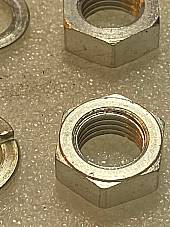 Harley 0136 7831 Knucklehead Rocker Shaft Nuts & Washers 1936-47 Cad USA