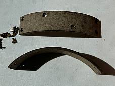 Harley Sportster Superior 41848-64 Front Brake Shoe Lining Pad Kit 1964-72