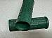 Harley 5621253 Panhead Sportster Waffle Grips Open End Green w/ Logo 195461
