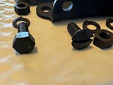 Harley Oil Tank Battery Mounting Plate Tray Kit Panhead 48-57 w/ CP-1038 Bolts
