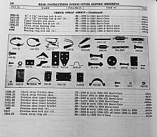 Harley Parts Manual Catalog Book 1930 to 1941 VL D R Knucklehead UL Servicar