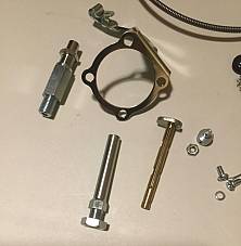 Harley Knucklehead Panhead WL UL Dash Mount Gentlemens Choke Lever Kit 14200-46