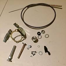 Harley Knucklehead Panhead WL UL Dash Mount Gentlemens Choke Lever Kit 14200-46