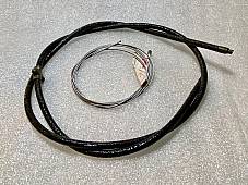 Harley 4143-30 EL UL WL Cloth Covered Front Brake Coil Cable 1942-45 Euro