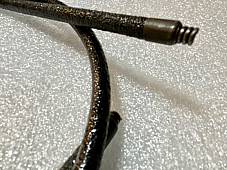 Harley 4143-30 EL UL WL Cloth Covered Front Brake Coil Cable 1942-45 Euro