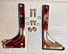 Harley 68603-49 Panhead Spot Lamp Light Mounting Brackets w/ CP 1038 Bolts