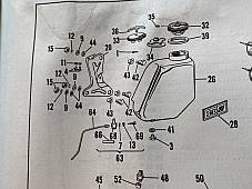 Harley 62762-52 K-Model Sportster XL Oil Tank Rubber Washers Grommets 52-66 USA