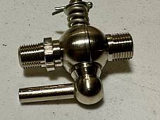 Harley 3601-16 JD VL RL UL Single Knucklehead Nickel Petcock Fuel Tap European