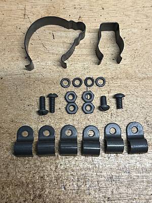 Harley 9962 Knucklehead Panhead Side Car Fender & Frame Wire Clip Kit 3954 USA