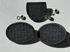 Harley 36950-41 Rocker Pedal & Brake Rubber Pads  Knucklehead WL 30s 40s 50s