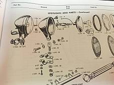 Harley Guide S-H2 Spot Lamp Repair Rebuild Kit Knucklehead, UL, Panhead