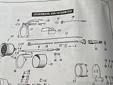 Harley 9982 Sportster Turn Signal Brake Wire & Speedometer Cable Clip Cad 54-82