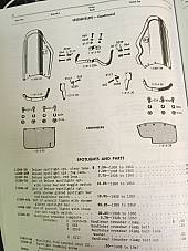 Harley WLA WLC 45 Solo Leg Shield Hardware Kit WWII CP-1035 Bolts 1942-45